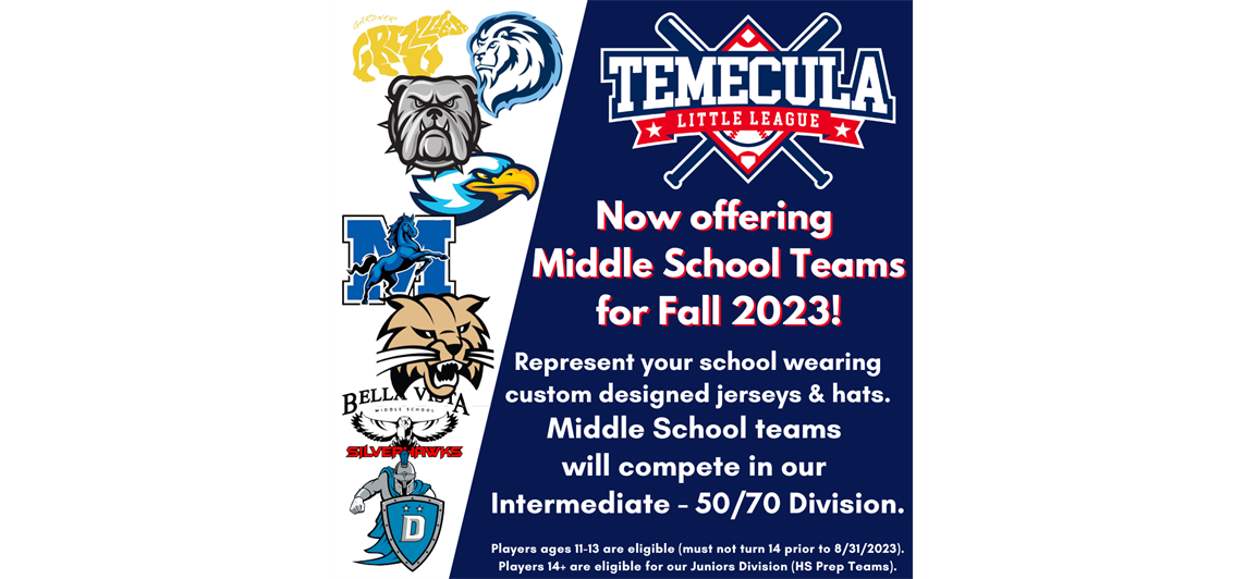 Middle School Baseball