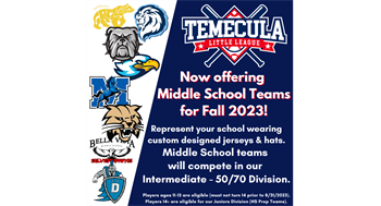 Middle School Baseball
